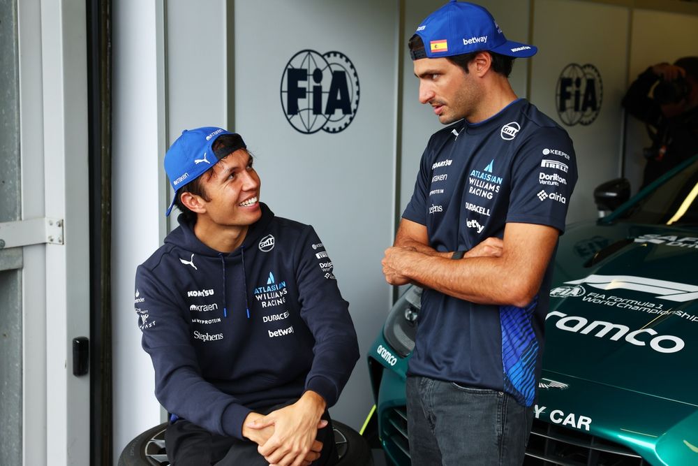 Carlos Sainz, Williams, Alexander Albon, Williams
