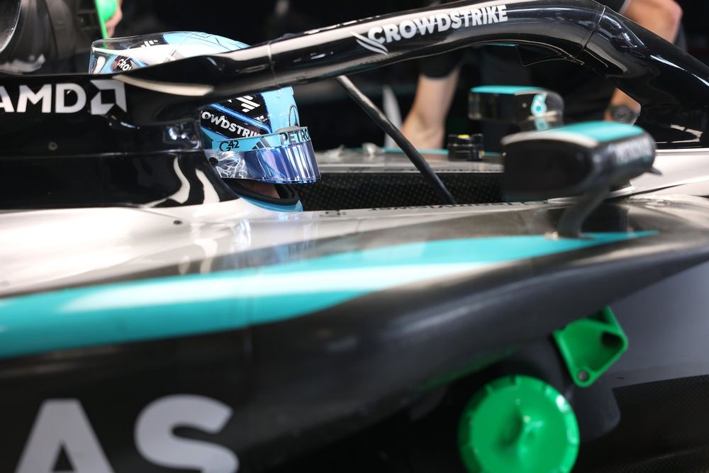 L'Halo sulla Mercedes di George Russell