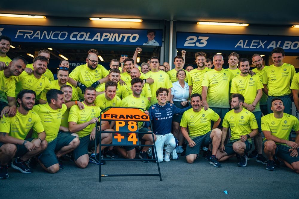 Franco Colapinto, Williams Racing, Alex Albon, Williams Racing