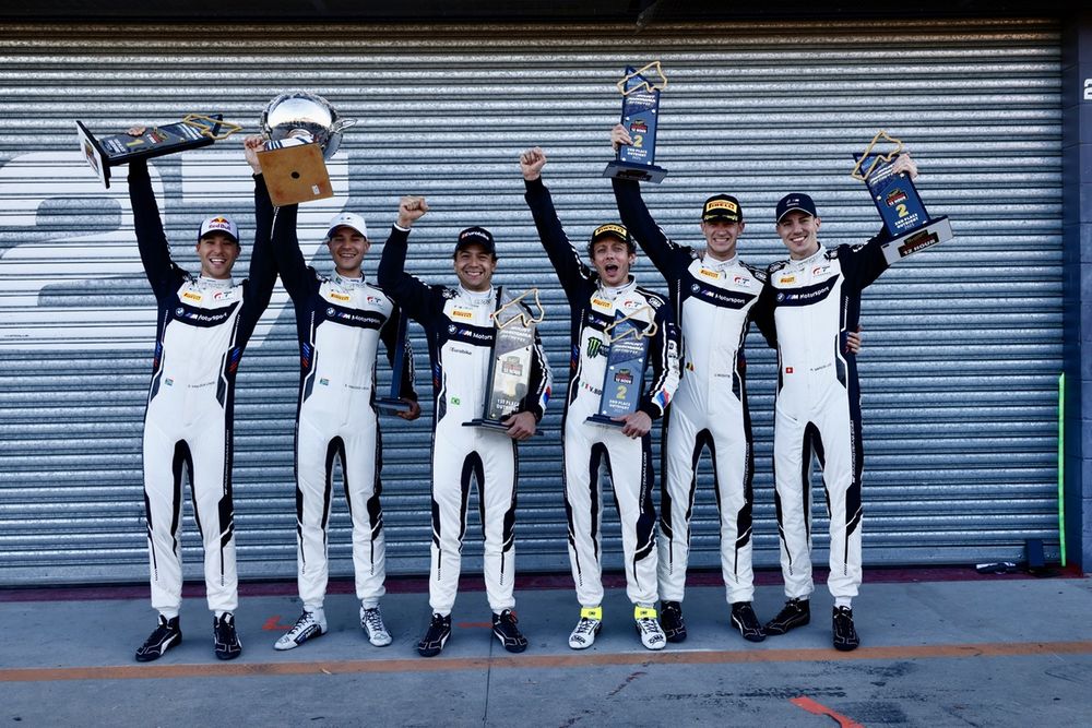 #32 Team WRT, BMW M4 GT3: Sheldon Van Der Linde, Kelvin Van Der Linde, Augusto Farfus, #46 BMW M4 GT3, Team WRT: Valentino Rossi, Charles Weerts, Raffaele Marciello