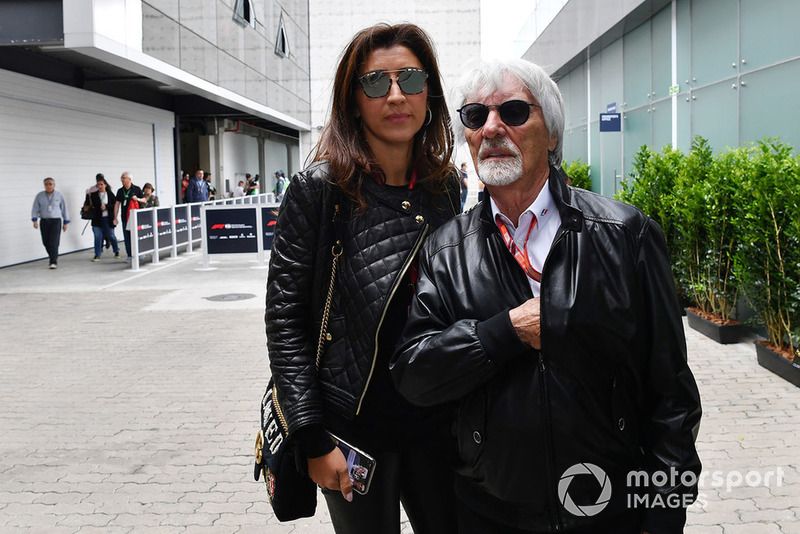 Bernie Ecclestone and Fabiana Ecclestone