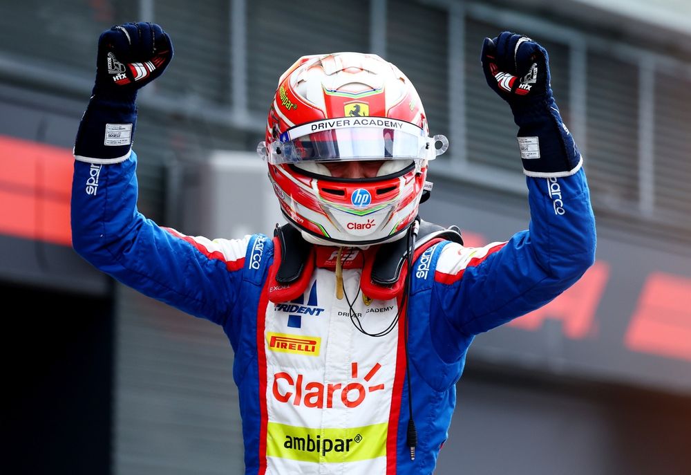 F3 Drivers champion and race winner Rafael Camara, Trident