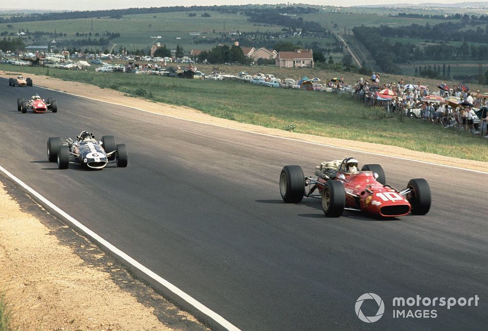 Andrea de Adamich, Ferrari 312, Dan Gurney, AAR/Eagle T1G Climax