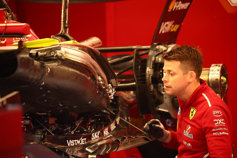 Ferrari SF-25: la sospensione posteriore nuova beneficierà di un setup più fine