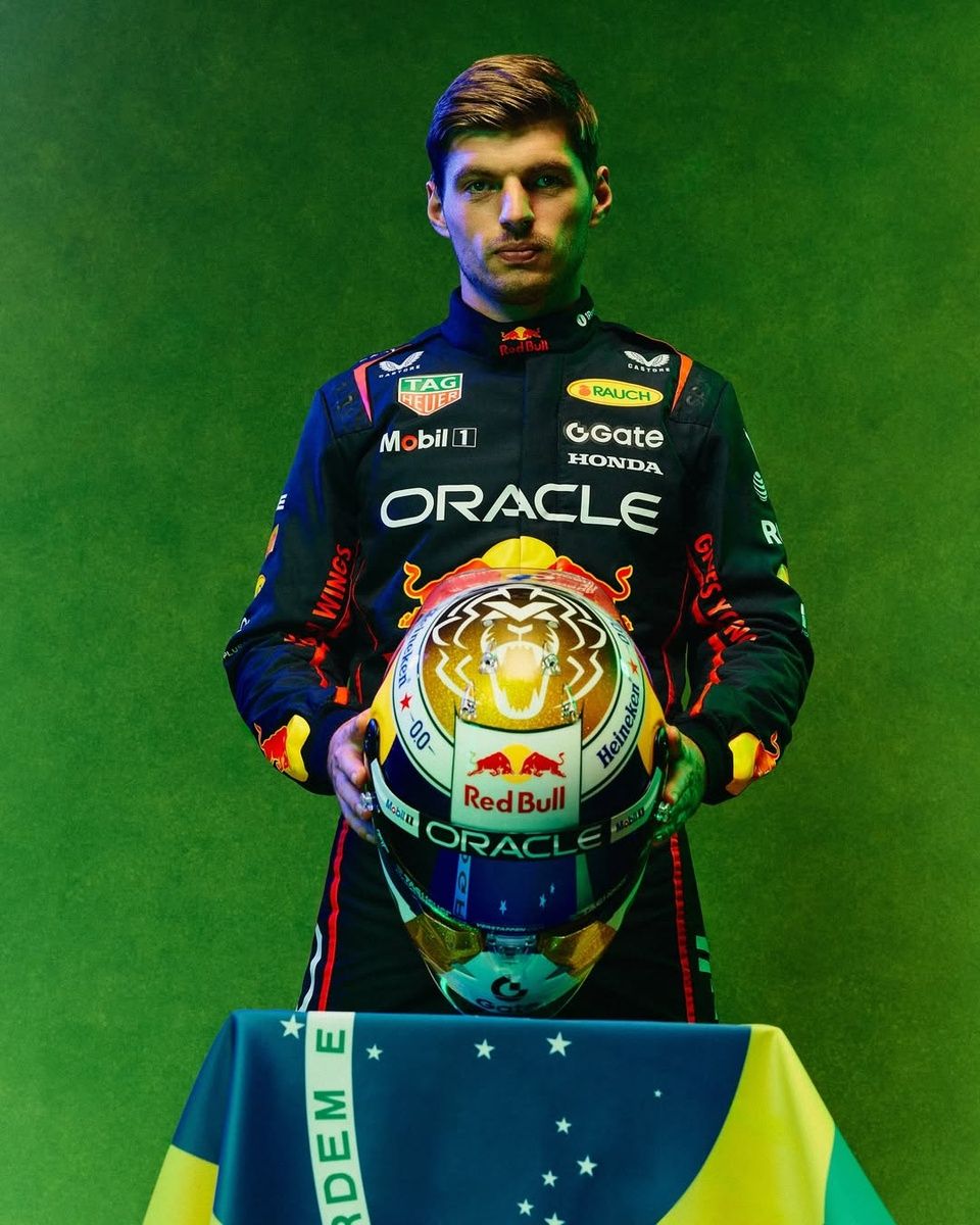 Max Verstappen anuncia capacete especial para GP de São Paulo