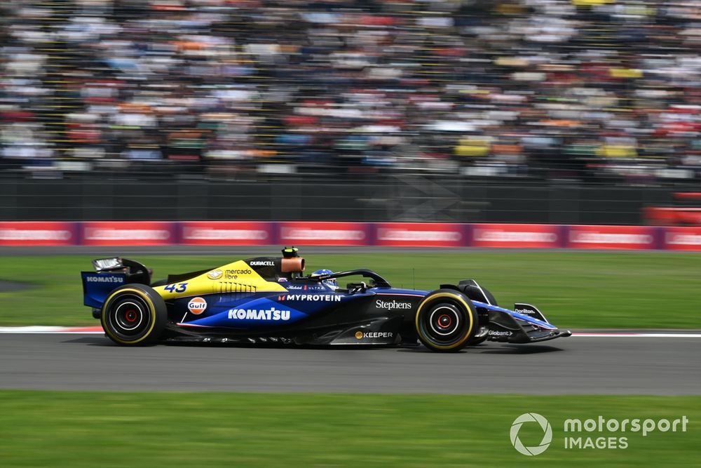 Mercado Libre tuvo un lugar especial en los coches de Williams en México y Brasil el año pasado.