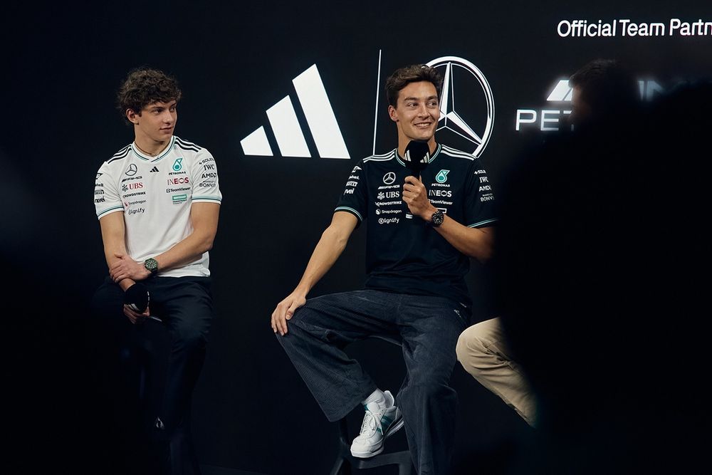 Andrea Kimi Antonelli, George Russell, Adidas x Mercedes-AMG F1