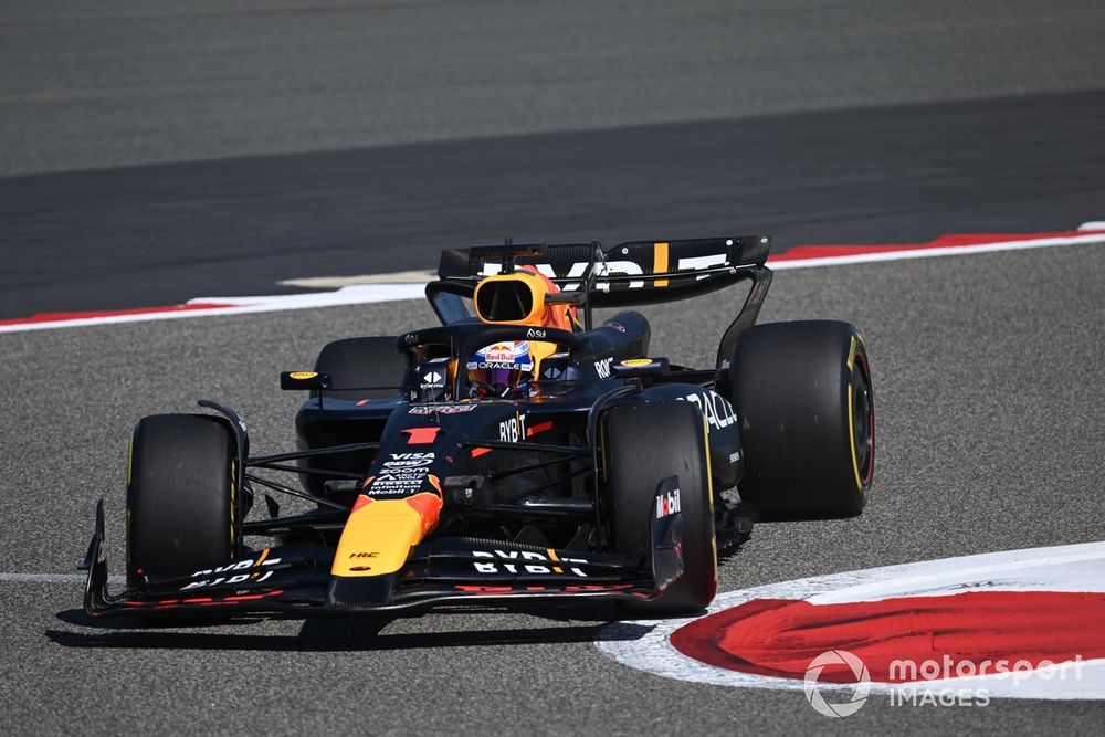 Max Verstappen, Red Bull Racing RB20, el miércoles en el test de Bahréin