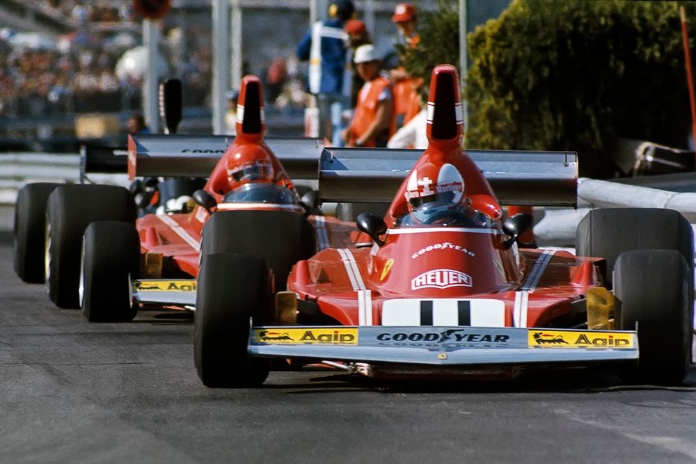 Clay Regazzoni, Niki Lauda, Ferrari 312B3-74