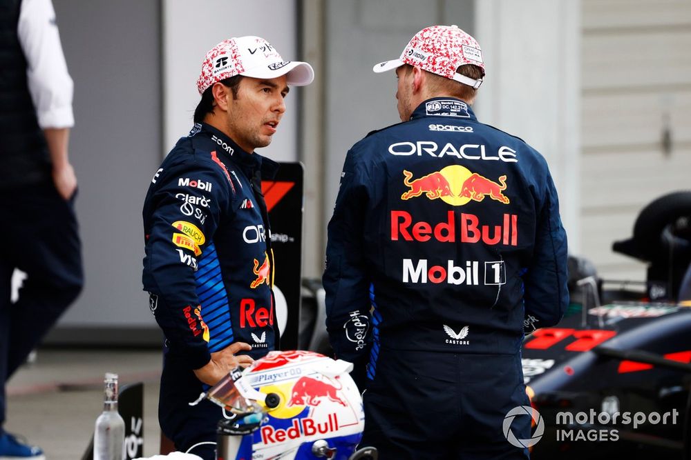 Sergio Pérez y Max Verstappen hablan tras el doblete de Red Bull en Suzuka.