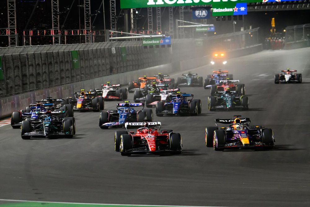 La partenza del GP di Las Vegas