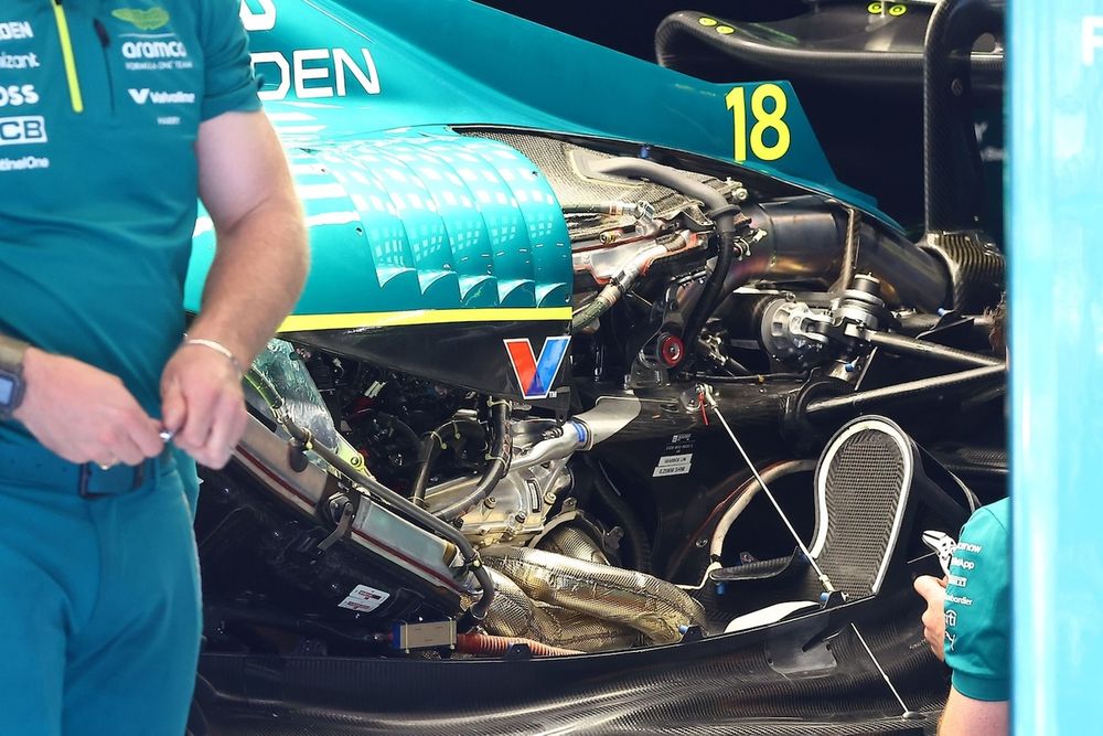 Aston Martin AMR25: la sospensione posteriore verrà aggiornata con la versione bocciata dalla Mercedes?