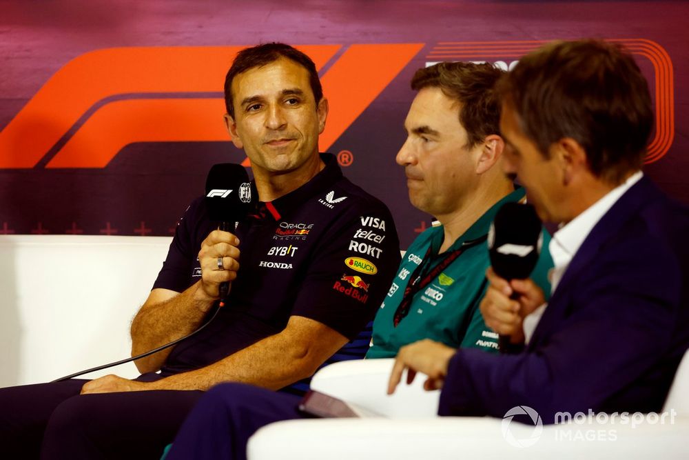 Pierre Waché, Director Técnico de Red Bull Racing, en la conferencia de prensa del viernes en Hungría.