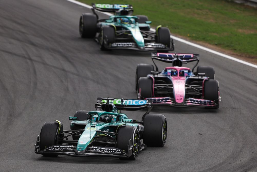 Lance Stroll, Aston Martin Racing, Fernando Alonso, Aston Martin Racing, Franco Colapinto, Alpine