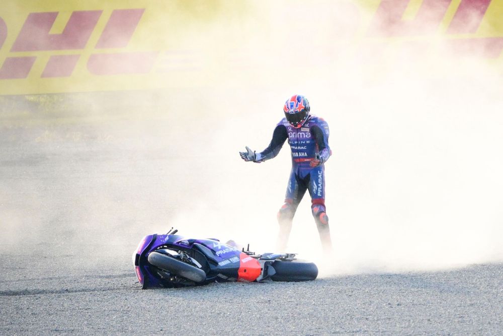 Jack Miller crashed in Practice in Japan
