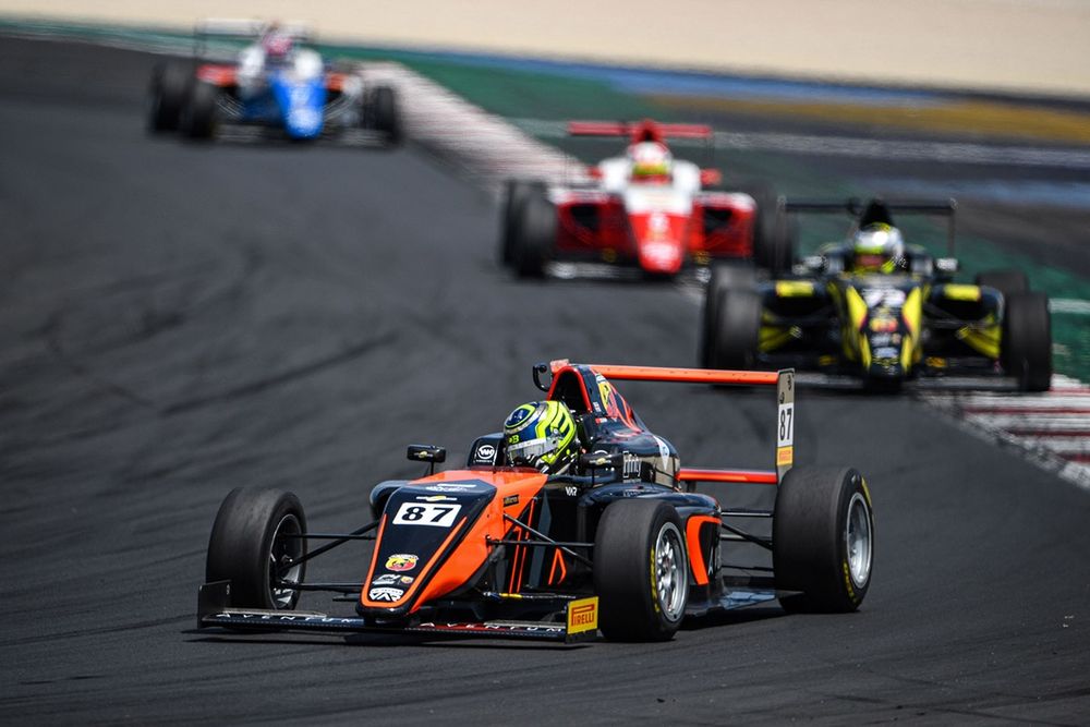 Fornaroli says racing the likes of Bearman (pictured at Misano in 2021), Bortoleto, Antonelli and Hadjar showed him the level needed to reach the top