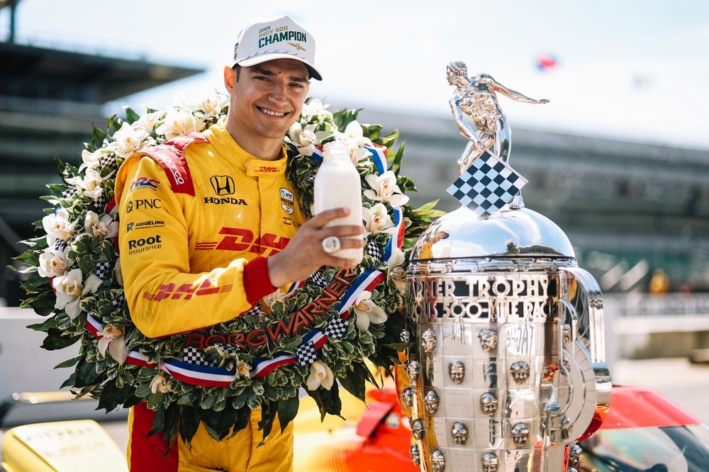 Race winner Alex Palou, Chip Ganassi Racing