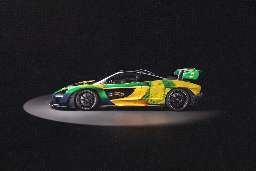 Decoración especial de McLaren para el GP de Mónaco 2024 de F1 en homenaje a Senna