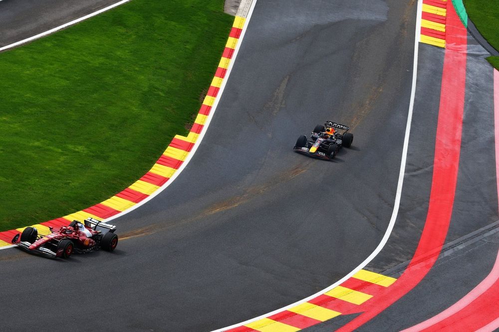 Charles Leclerc, Ferrari, Max Verstappen, Red Bull Racing
