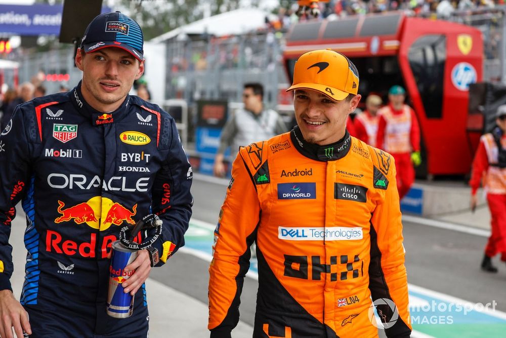 Max Verstappen, Red Bull Racing, Lando Norris, McLaren F1 Team