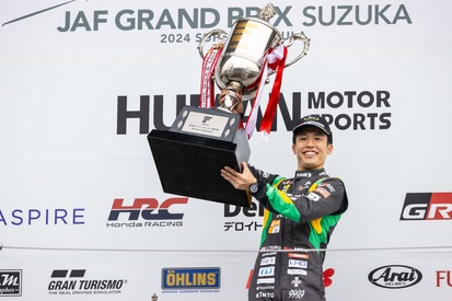 希少品　1/43 坪井翔　全日本F3選手権2018 Kuo TOM'S F317 全日本F3選手権：第8ラウンド富士で坪井翔の連勝＆最多勝記録