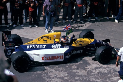 アラン・プロスト、グッドウッドでマクラーレンMP4/2BとMP4/4を