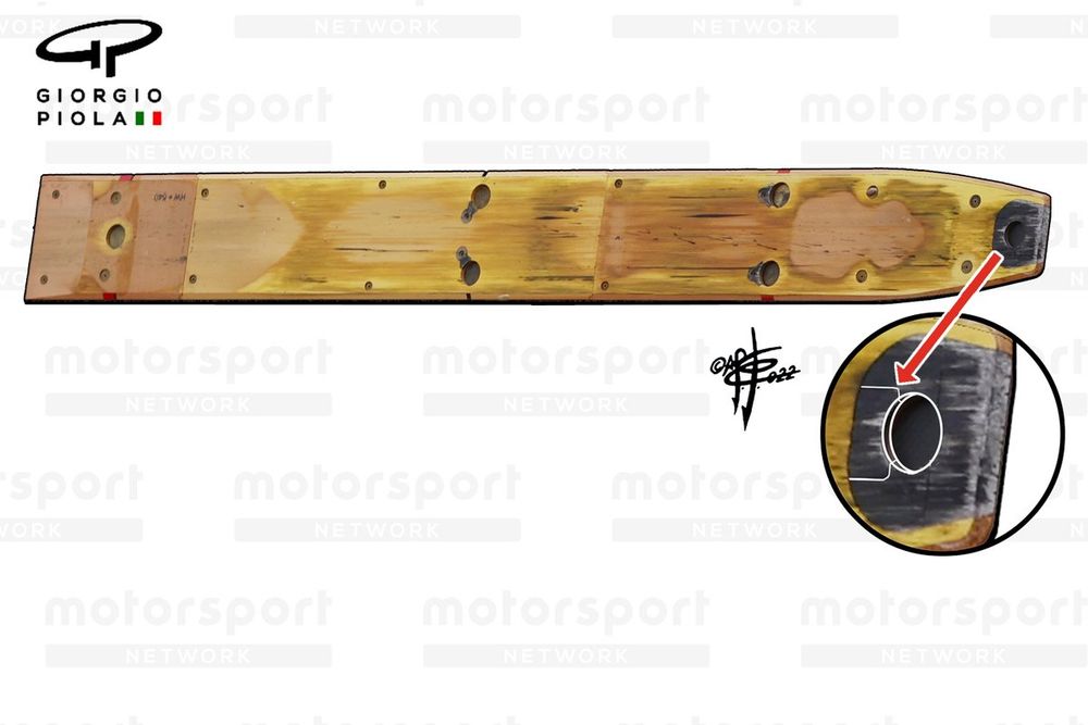 La tavola di simil legno