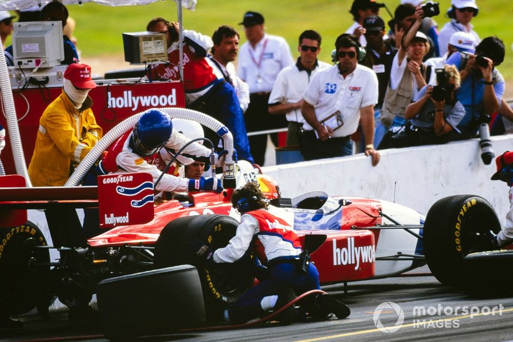 Gugelmin's crew chief Weaver praises the 94I as a strong first effort from Reynard