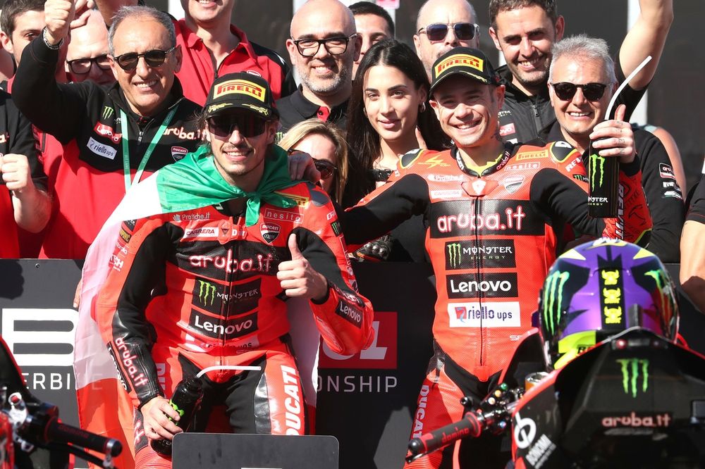 Nicolo Bulega, Aruba.It Racing - Ducati, Álvaro Bautista, Aruba.It Racing - Ducati