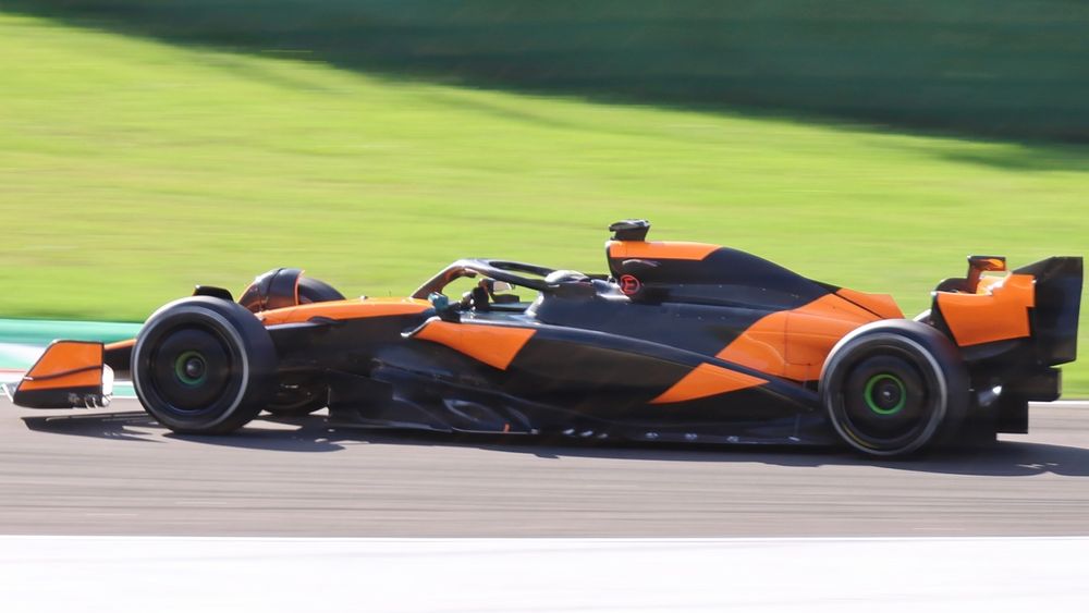 Pato O'Ward, McLaren, nei test di Imola