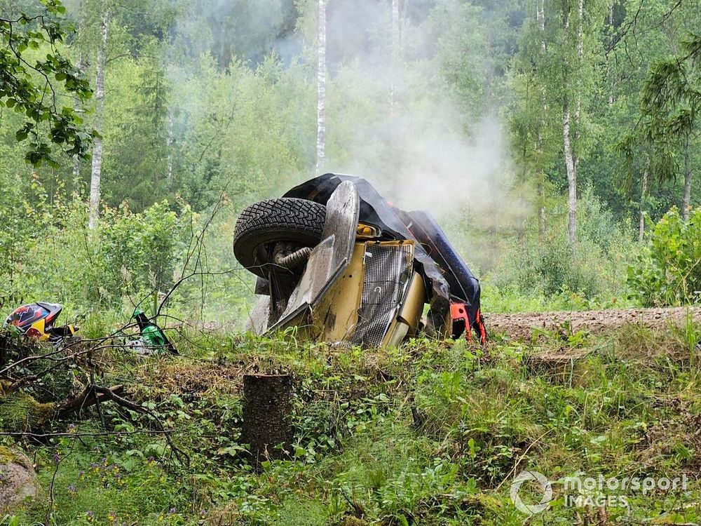 Ott Tanak Hyundai Motorsport incidente al Rally Estonia
