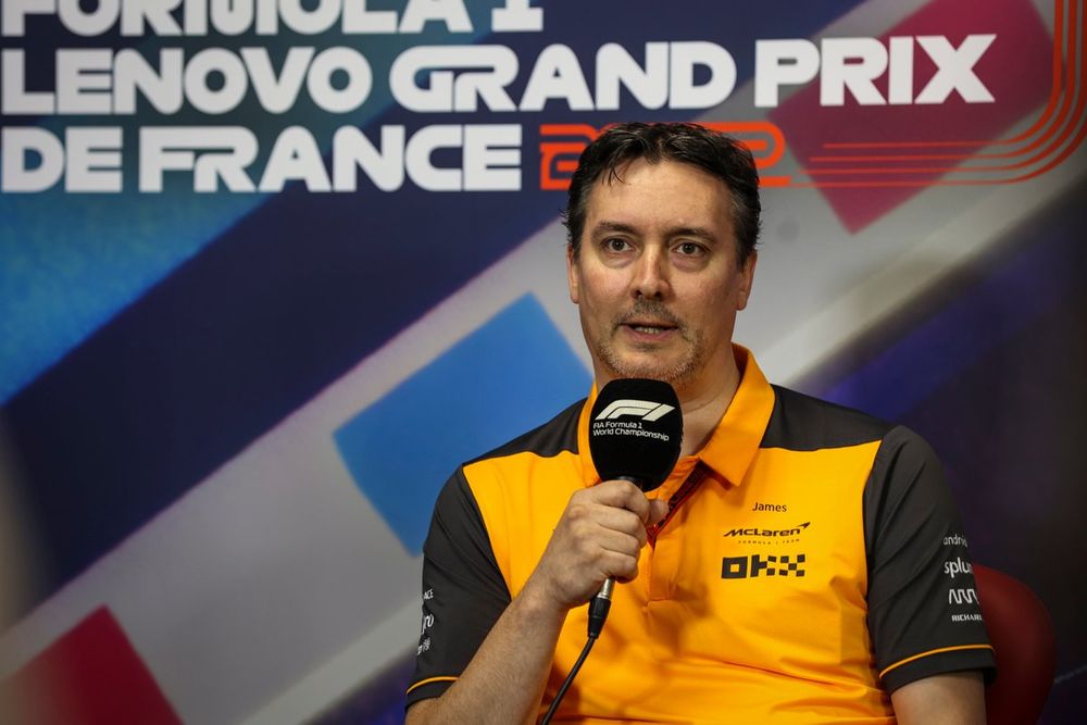 Key, at McLaren in 2022, admits that teams were initially caught out 