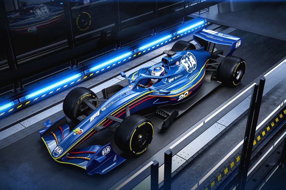 Le concept des F1 2026 de la FIA.