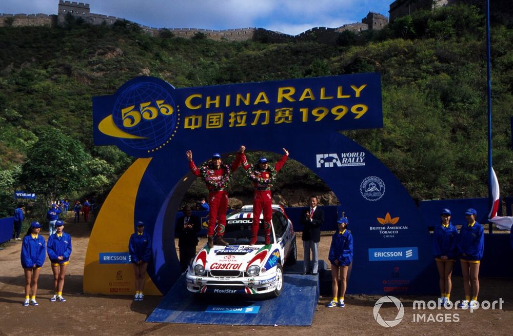 1999 China Rally | Winner Didier Auriol, Toyota Corolla