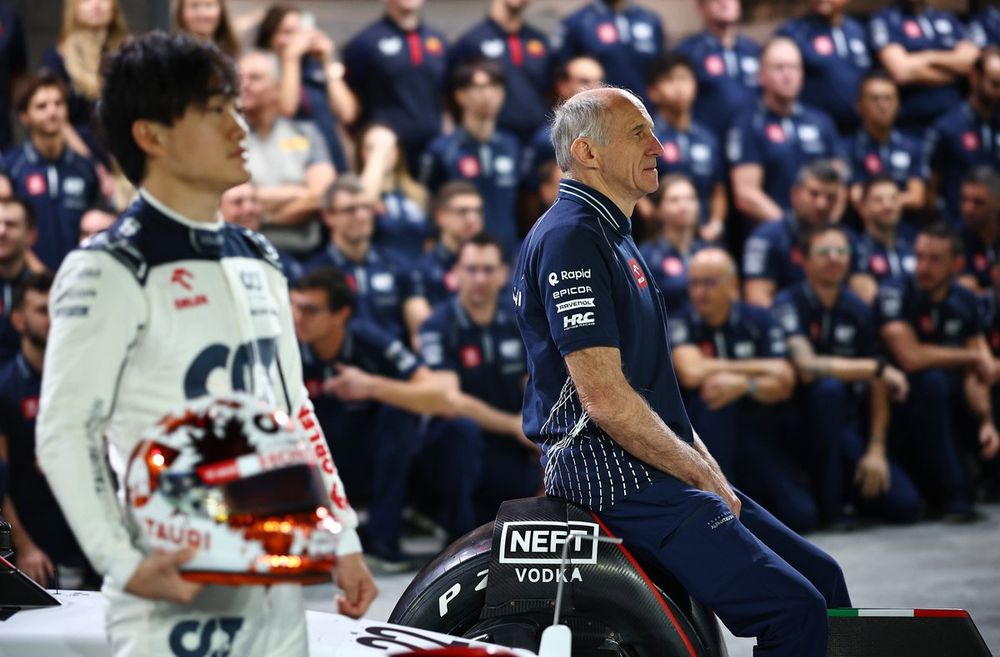 Franz Tost, Team Principal, Scuderia AlphaTauri, Yuki Tsunoda, AlphaTauri