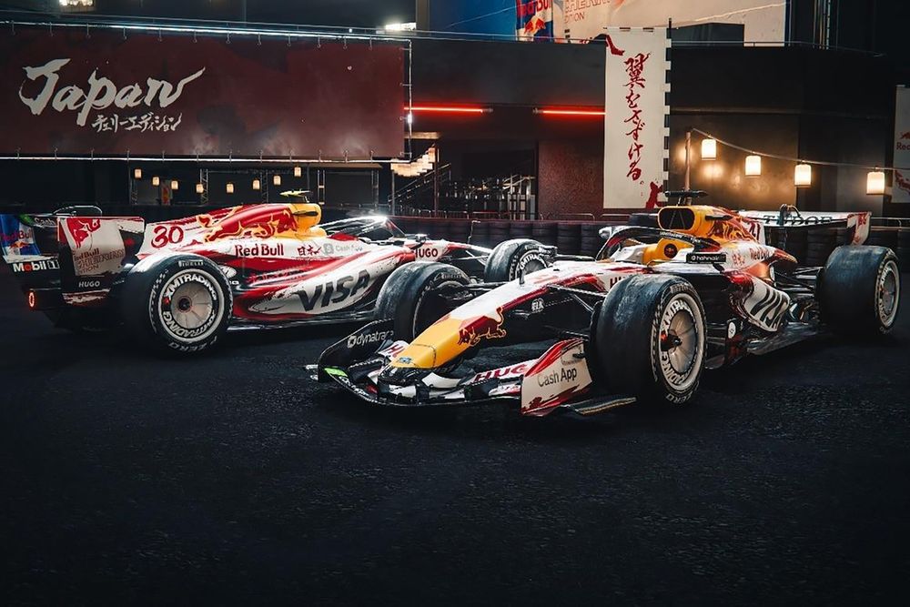 Decoración especial para Racing Bulls en Japón