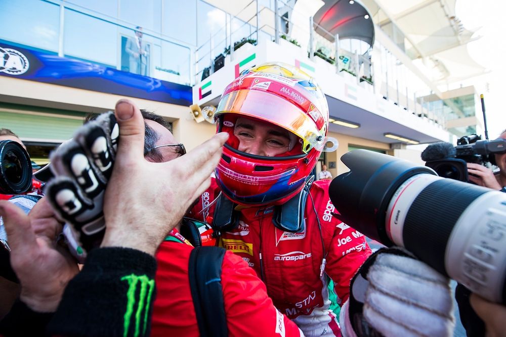 Race winner Charles Leclerc, PREMA Powerteam