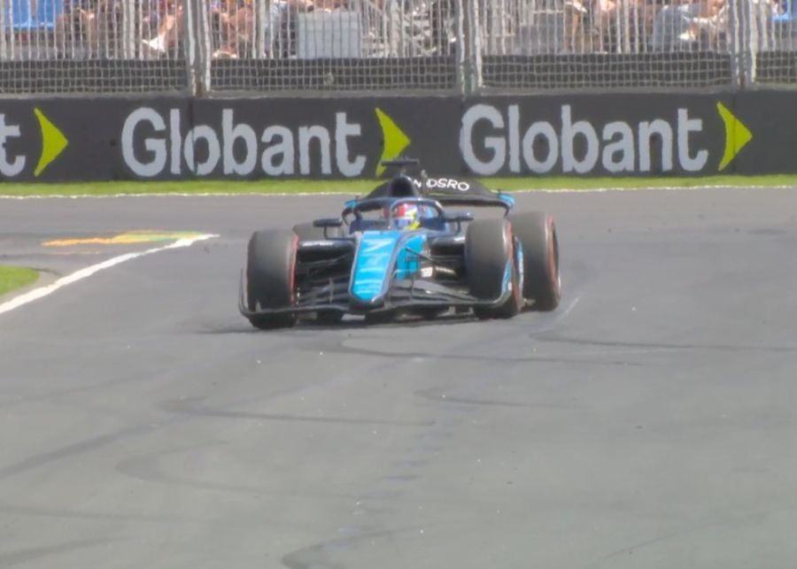 Beganovic teve uma falha no motor de sua DAMS e obrigou entrada do safety car na Austrália.