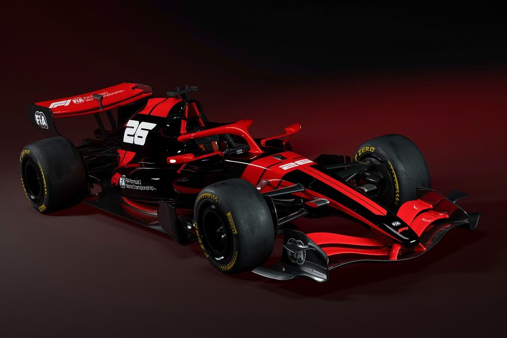 Rendering delle auto di F1 2026