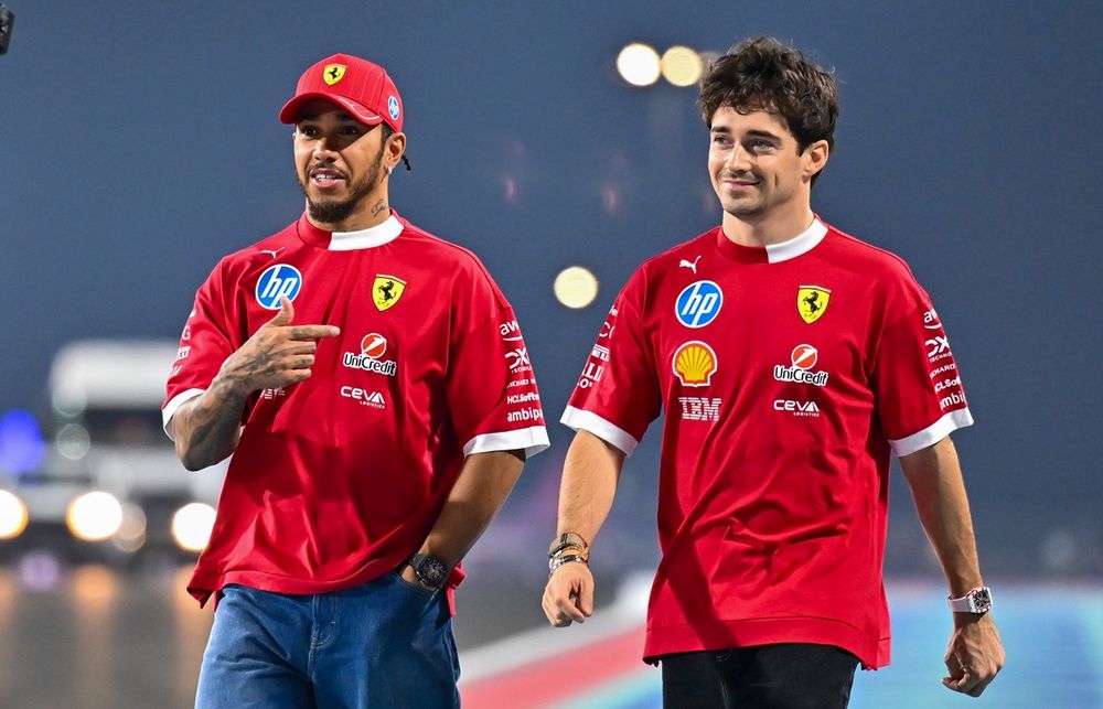 Lewis Hamilton e Charles Leclerc, Ferrari