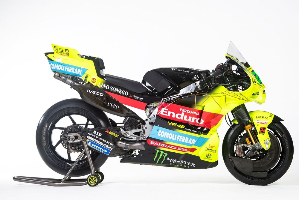 De nieuwe VR46-livery voor 2026.