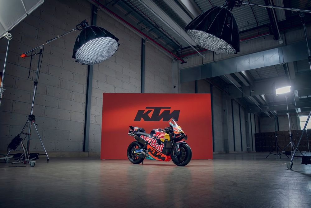La moto de Brad Binder, Red Bull KTM Factory Racing