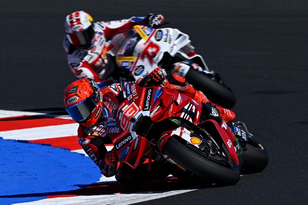 Marc Márquez a su gérer ses efforts pour gagner les deux courses à Misano.
