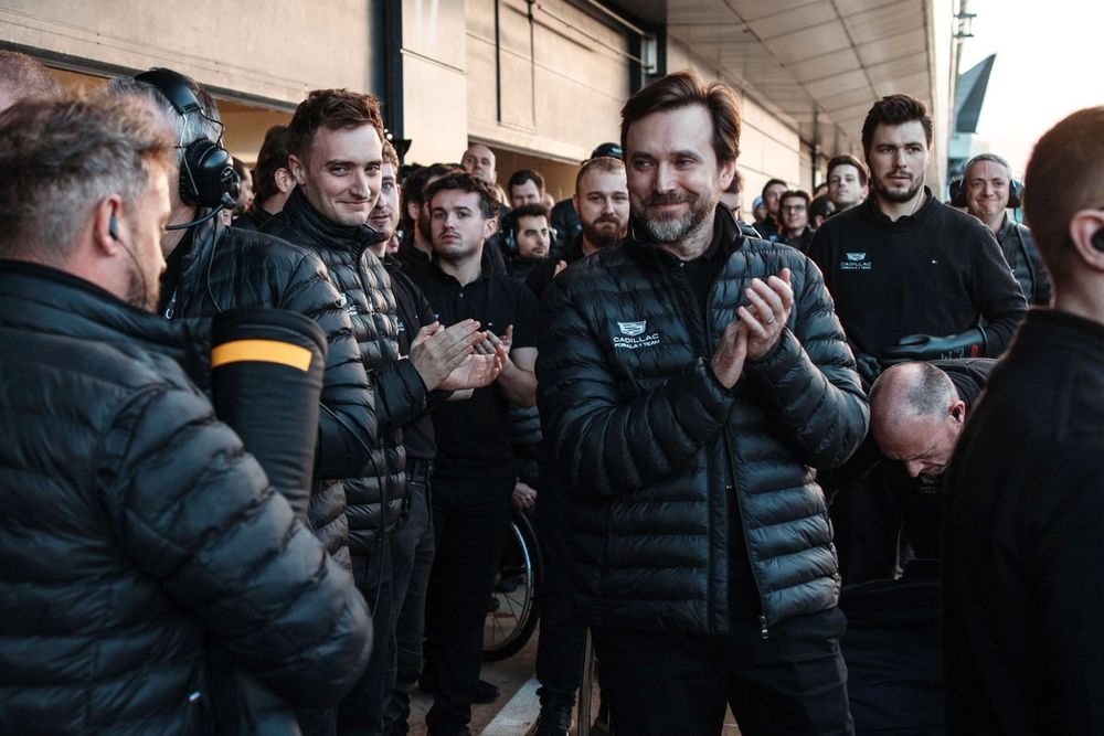 O shakedown da Cadillac em Silverstone de seu primeiro carro de F1 foi 