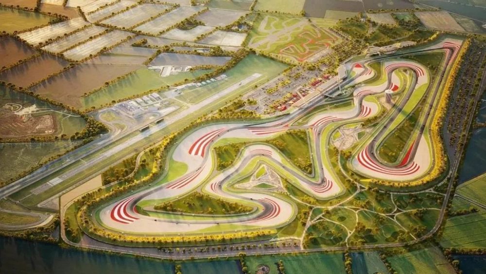 Render van het Circuit of Denmark.