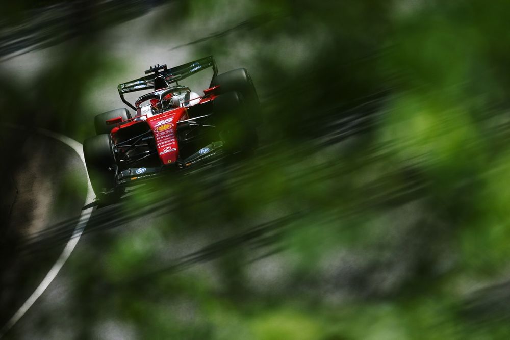 Charles Leclerc est moins à l'aise que Lewis Hamilton à Montréal.