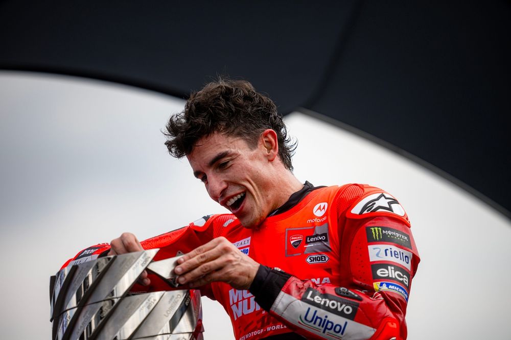 Marc Marquez, Ducati Team, célèbre son titre