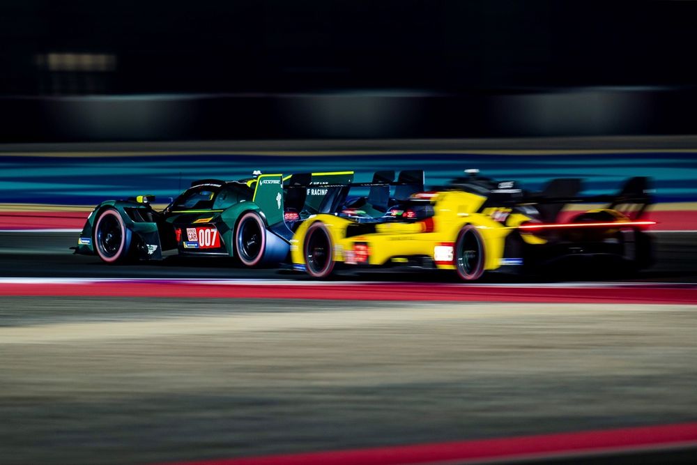 #7 Aston Martin Thor Team Aston Martin Valkyrie: Harry Tincknell, Tom Gamble, Ross Gunn, #83 AF Corse Ferrari 499P: Robert Kubica, Yifei Ye, Philip Hanson