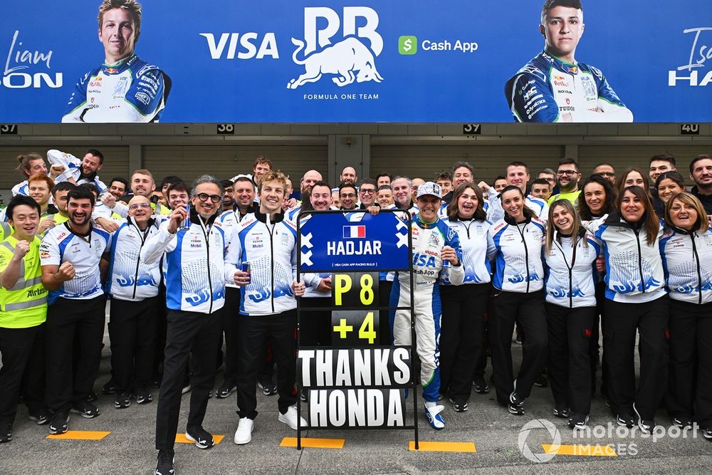 In Japan pakte Hadjar zijn eerste F1-punten.