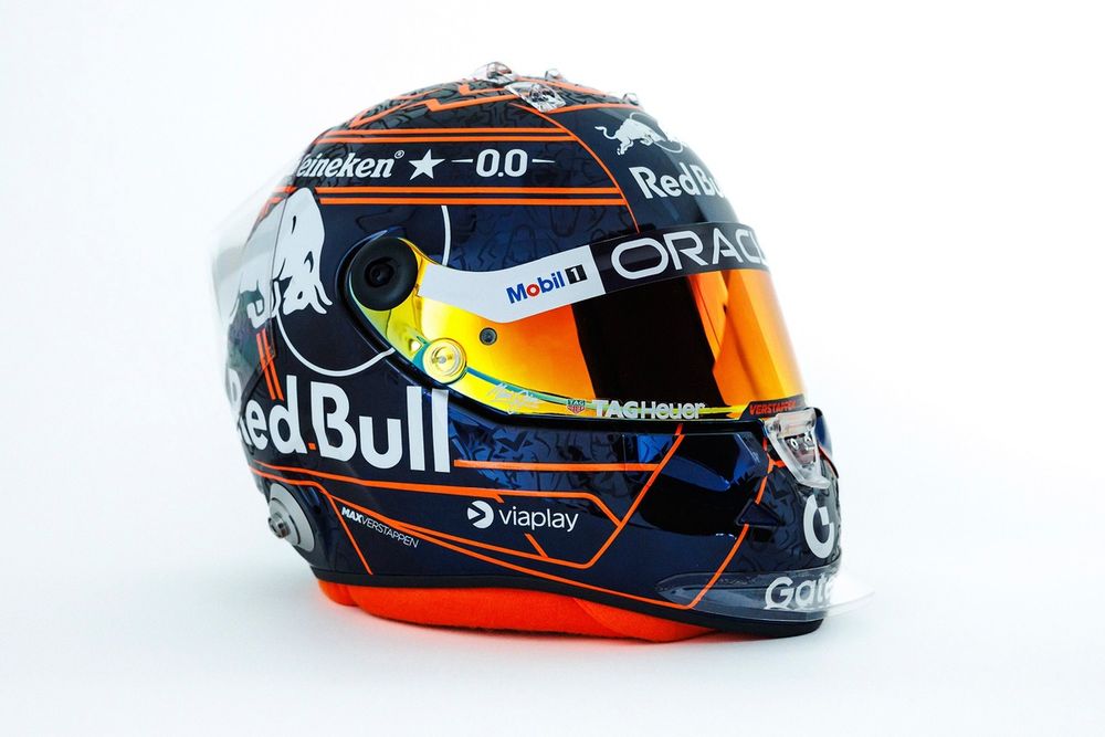 Casco de Max Verstappen, Red Bull Racing